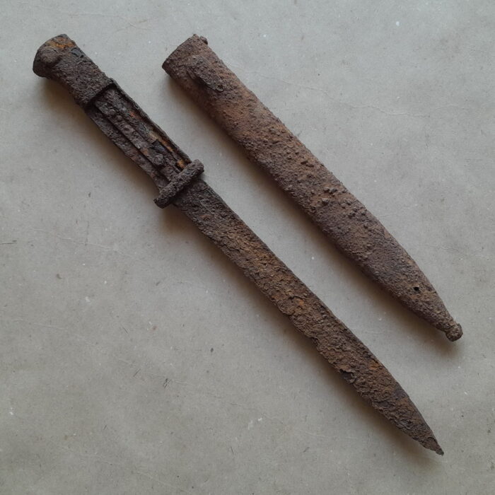 20230621_191112 Mauser K98 bayonet and scabbard Kurland relic - Image 1