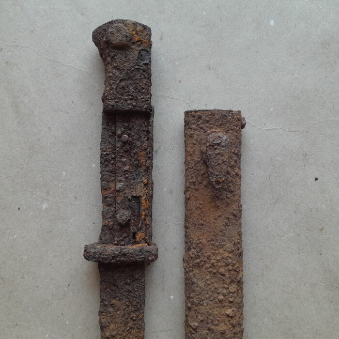 20230621_191203 Mauser K98 bayonet and scabbard Kurland relic - Image 4