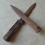 Mauser K98 bayonet and scabbard Kurland relic - Image 5
