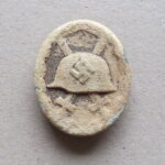 Wound Badge 1939 Black Kurland relic - E.S.P.