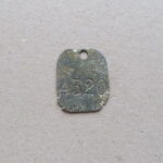 German WW2 Army Inventary Disc - 4320