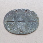 German WW2 Identity Disc - K. (mot.) 65