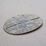 German WW1 Identity Disc - 5.Ldst. J. Ers. Batl. x. 30. - Image 3