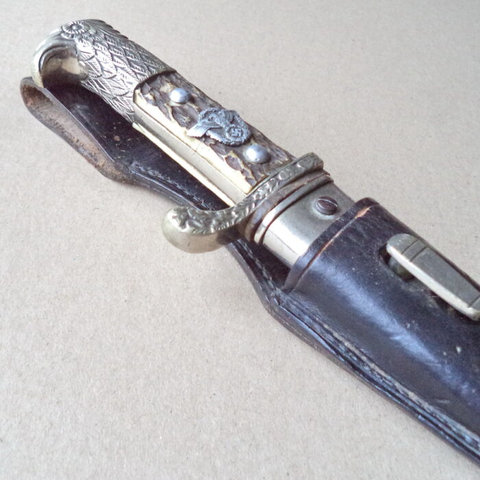 W 003 (15) Police Dress Bayonet with Frog - matching numbers - Image 15