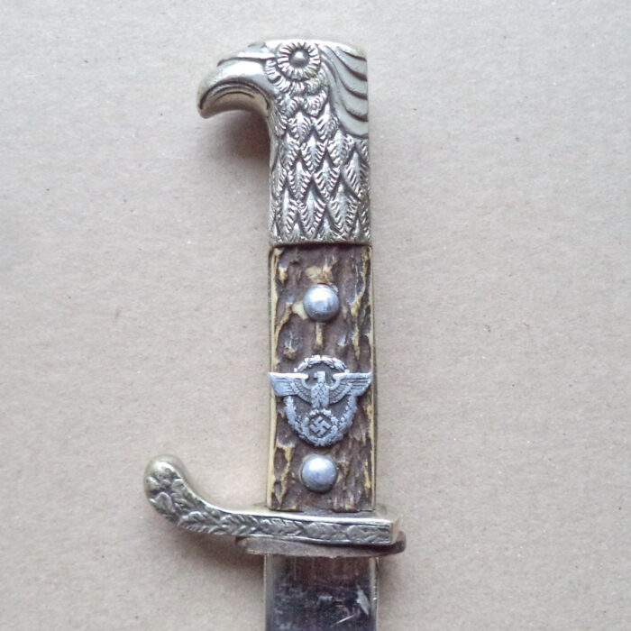 W 003 (4) Police Dress Bayonet with Frog - matching numbers - Image 4