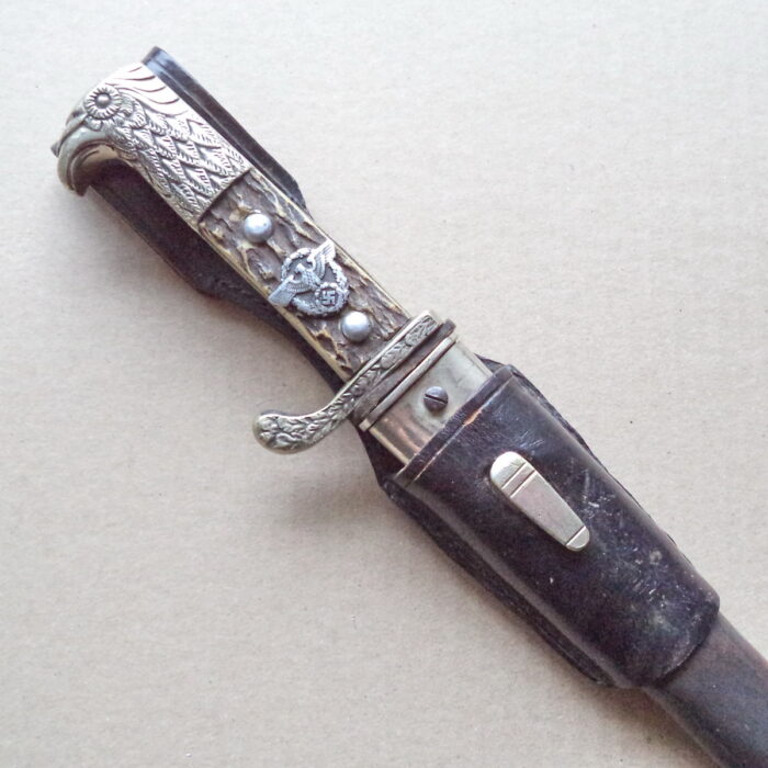 W 003 (6) Police Dress Bayonet with Frog - matching numbers - Image 10