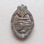 Tank Assault Badge in Bronze - E W E