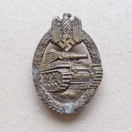 Tank Assault Badge in Bronze - E W E