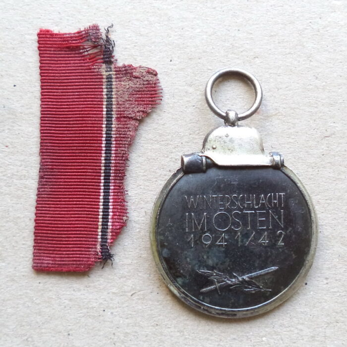 K 042 (2) The Eastern Front Medal 1941/42 Kurland relic - Image 2
