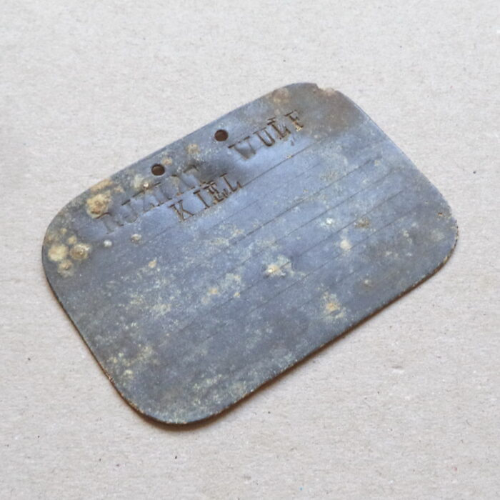 K 043 (3) German WW1 Identity Disc - Kiel - Image 3