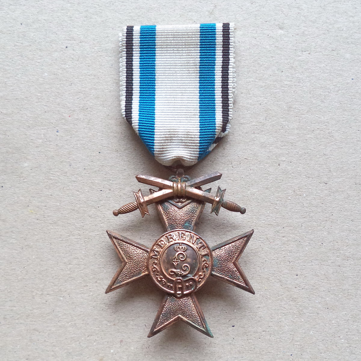 A 106 (1) Bavaria Military Merit Cross 3. Class with Swords 1913 - Image 1