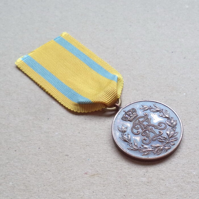 Saxony Friedrich August War Medal Bronze 1914 - Image 3