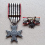 Prussia Merit Cross for War Aid with Miniature in Case - Image 3