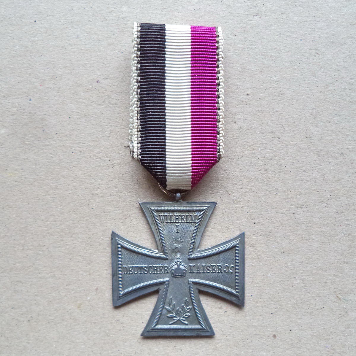 A 118 (1) Prussia Kaiserparade Stettin 1879 Commemorative Cross - Image 1