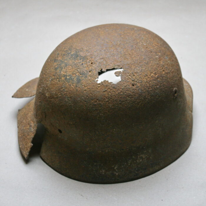 German M40 Steel Helmet Narva relic - Image 5