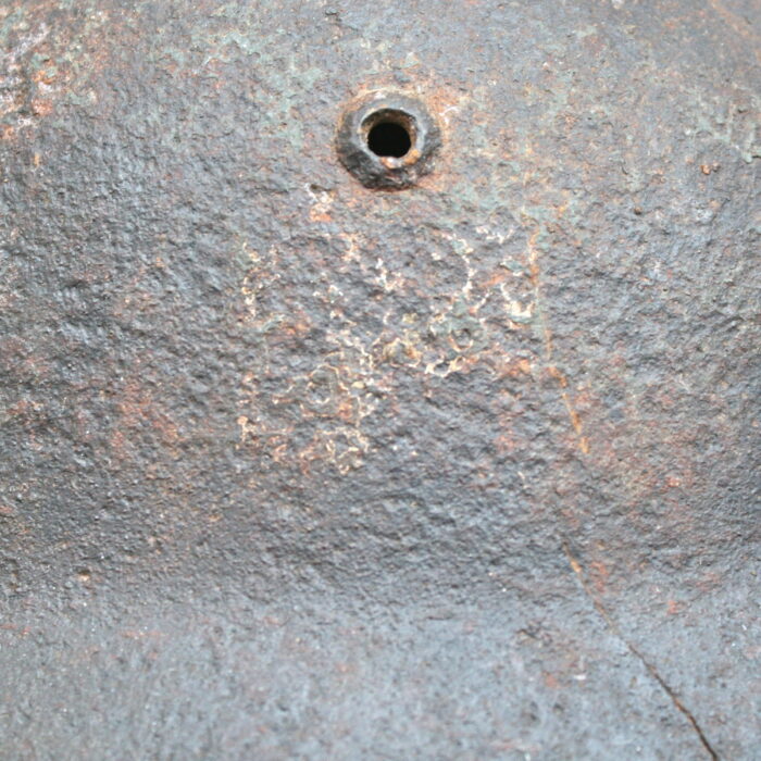 German M35 Double Decal Steel Helmet Narva relic - Image 7