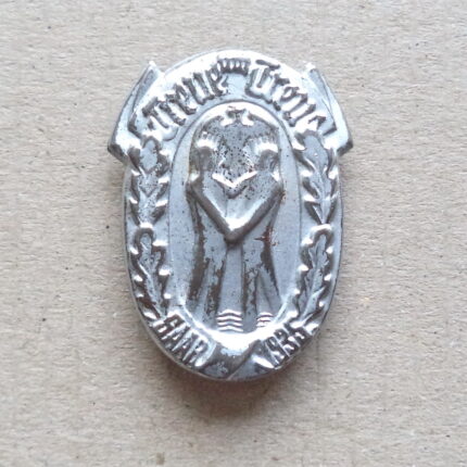 Third Reich Tinnie - Treue um Treue Saar 1935