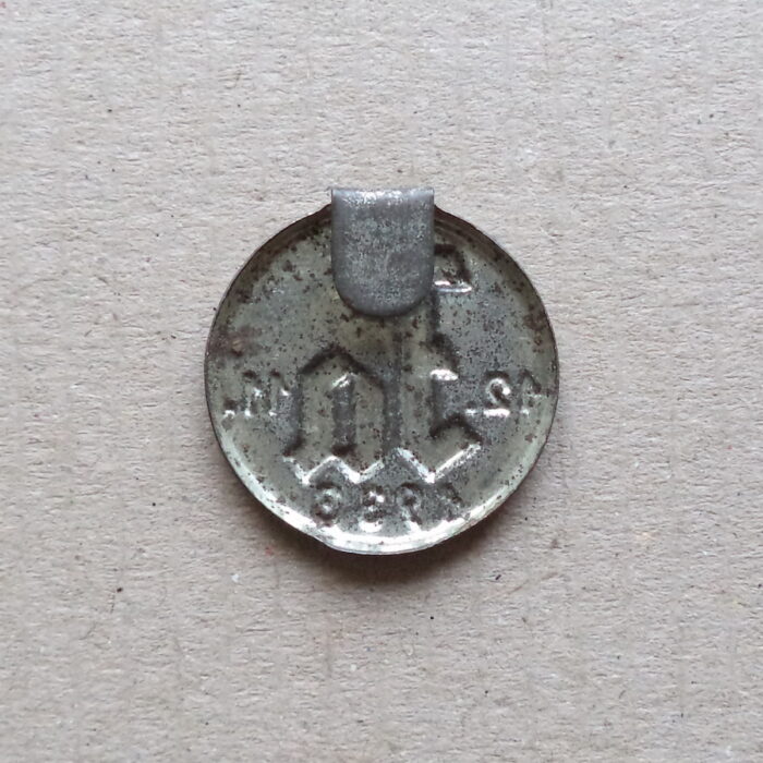 Third Reich Election Tinnie - "Ja" 12. 11. 1933 - Image 2