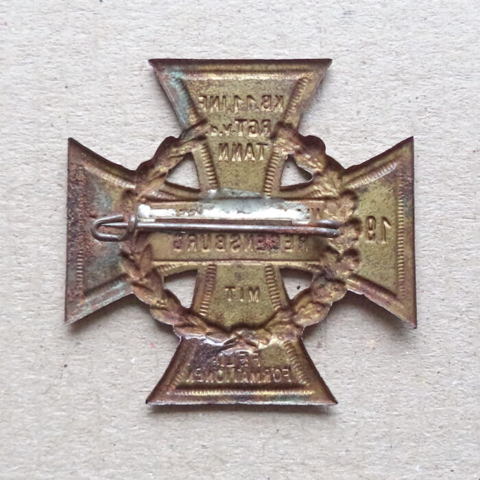 11. Infantry Regiment Tann Badge - Regensburg 1937 - Image 2